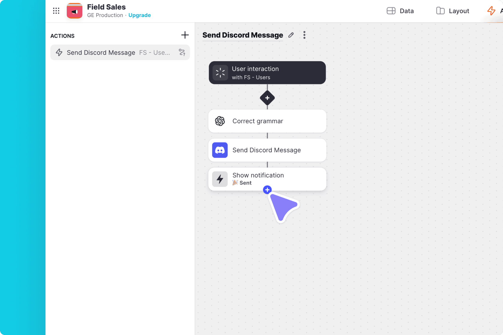 Adding More Actions