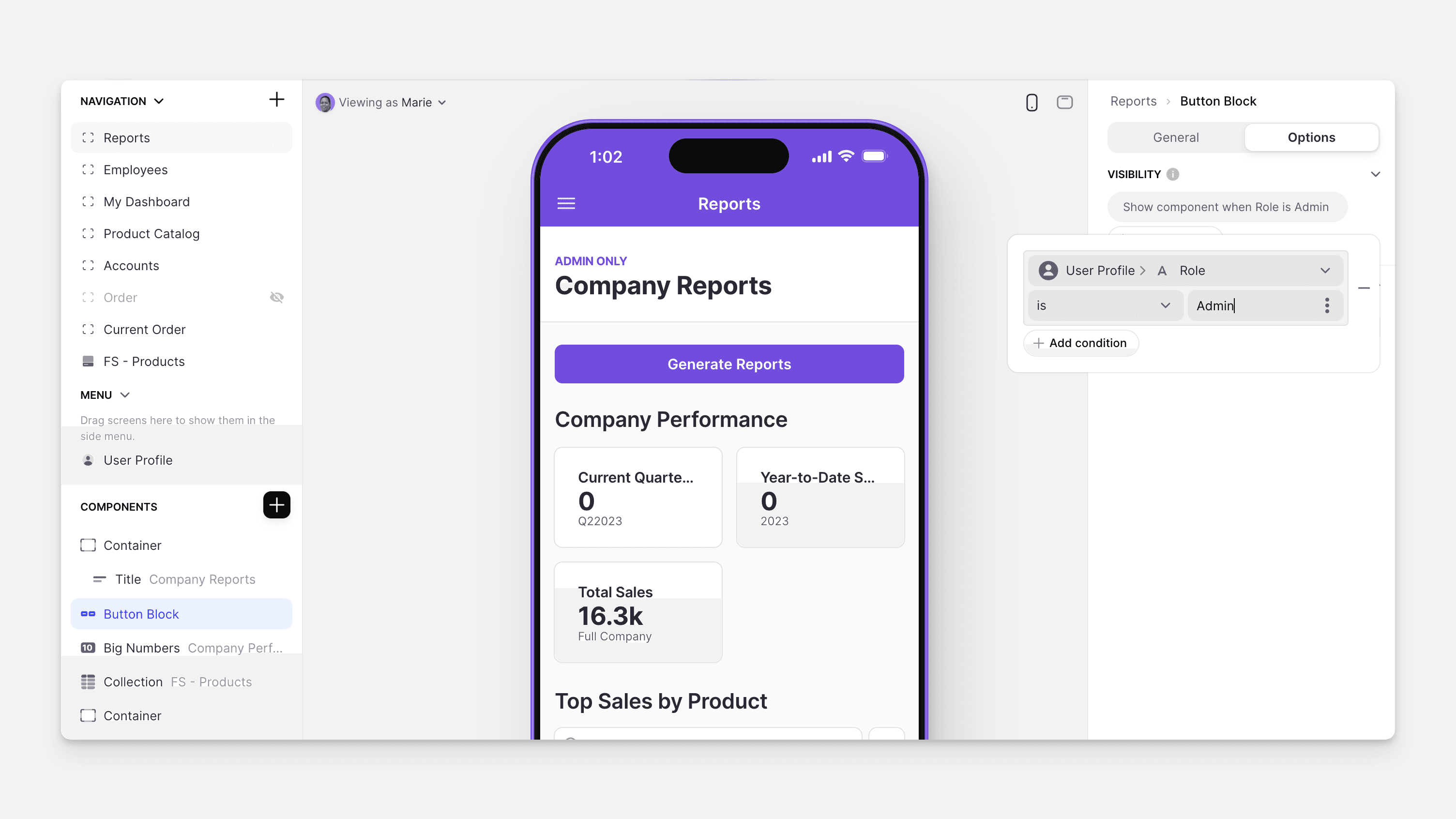 Component Visibility