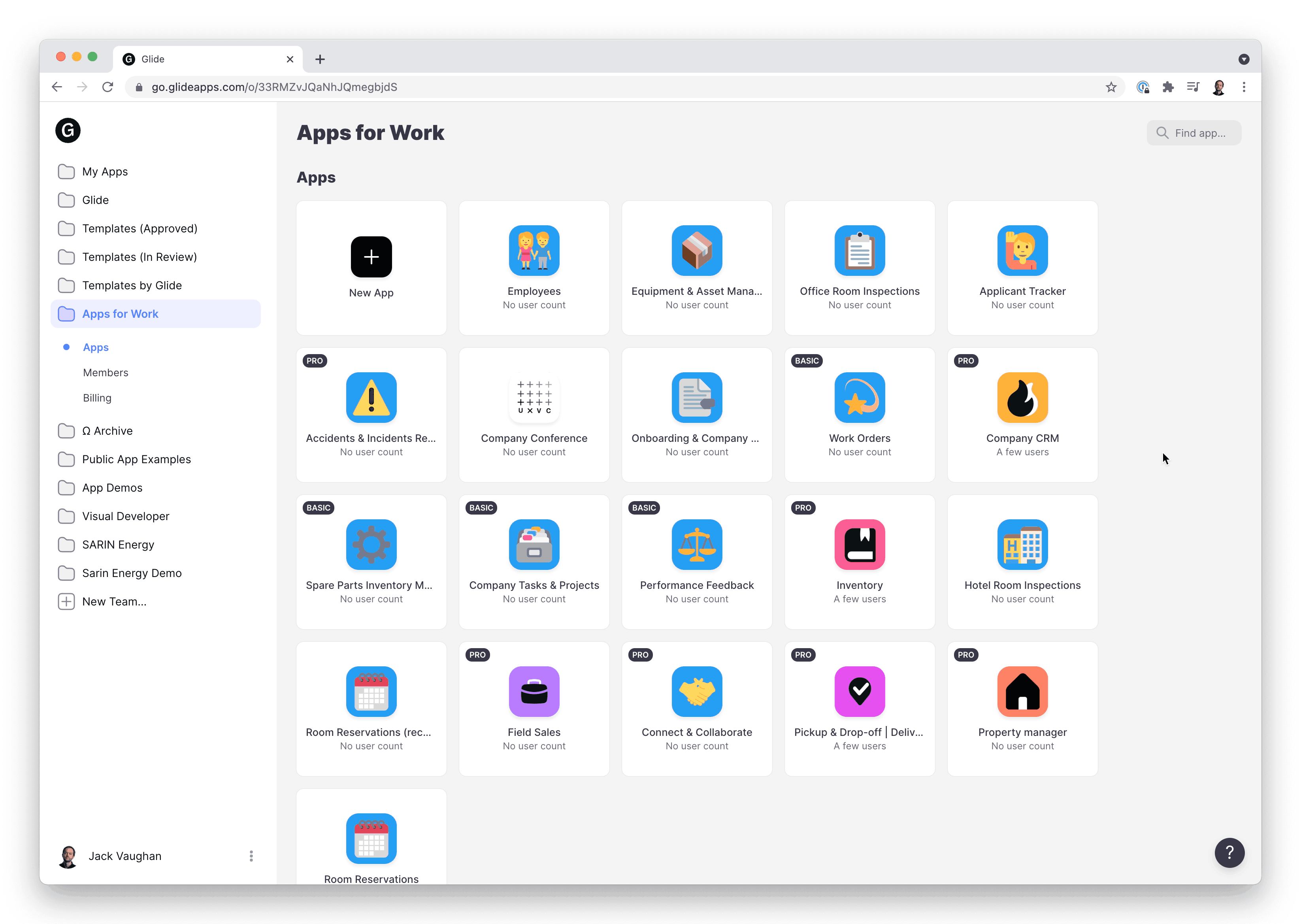 Transferring an app