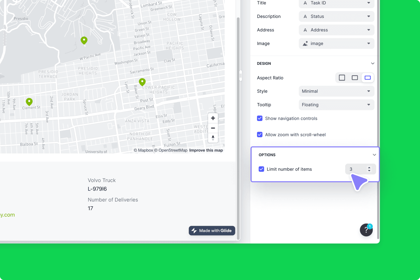 Limiting the number of pins on a map