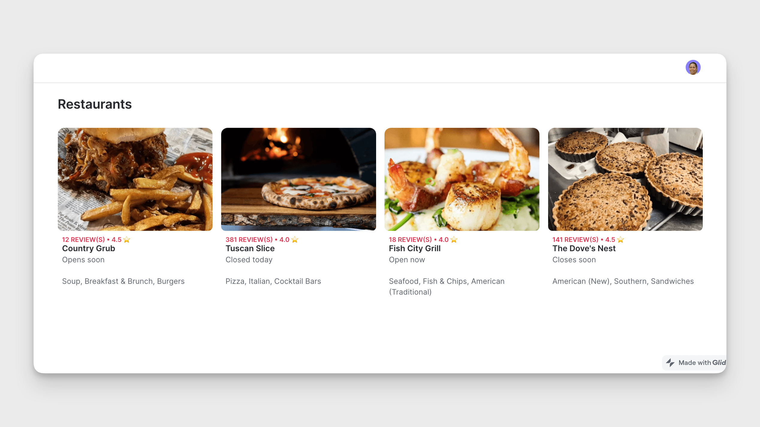 Use case of the Yelp Integration
