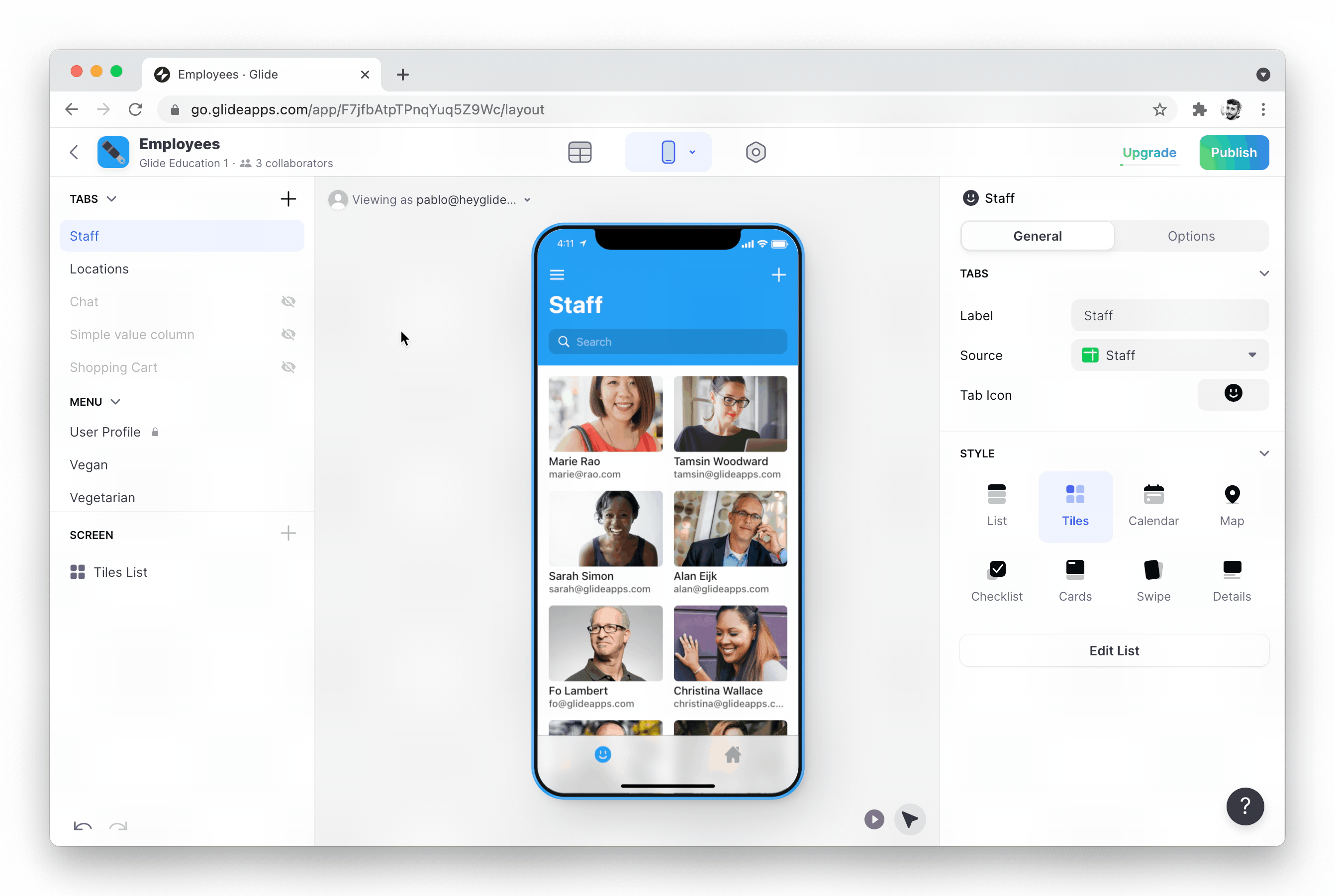 Create new tab