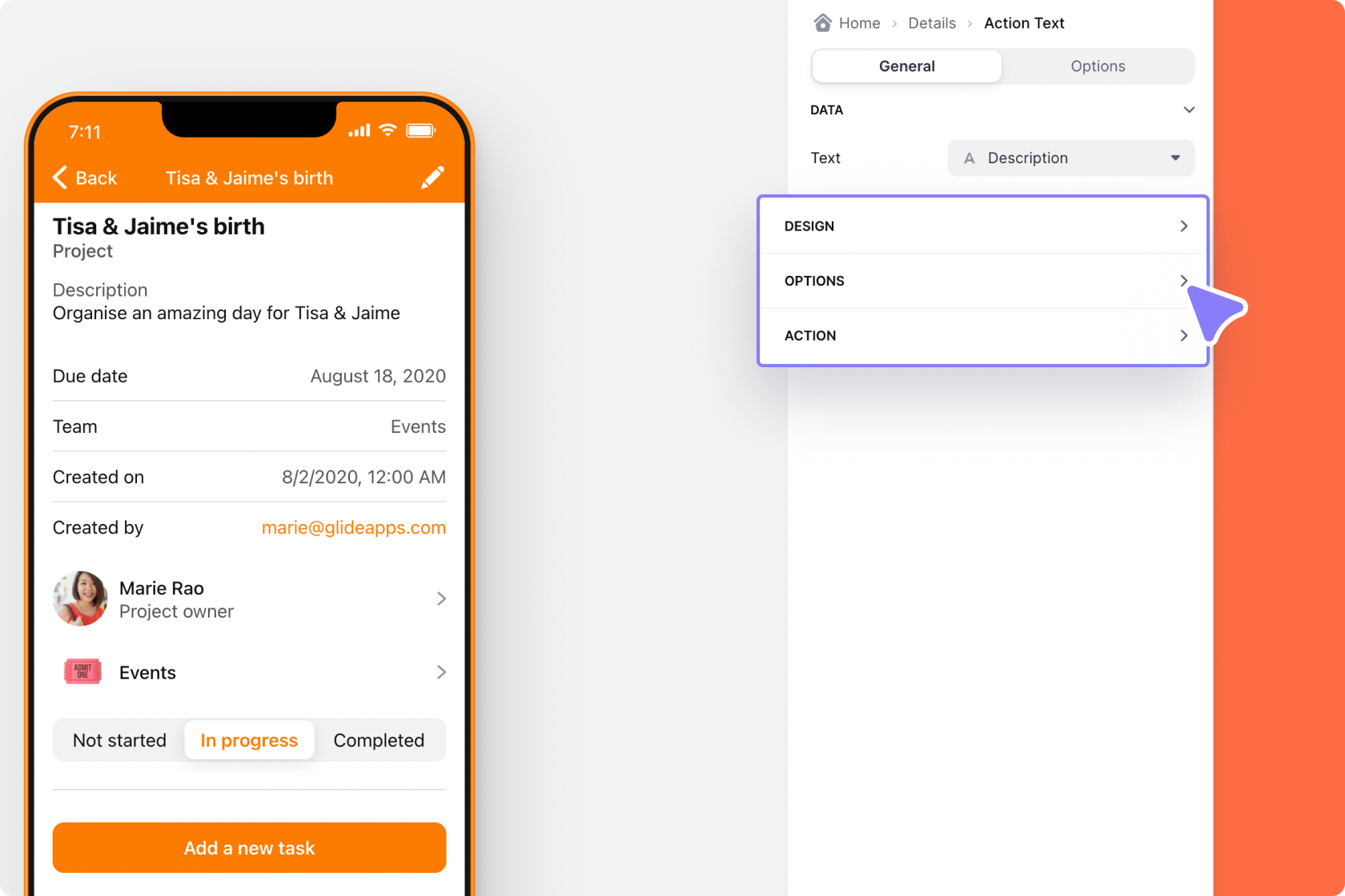 Collapsing the different panels of the Layout Editor