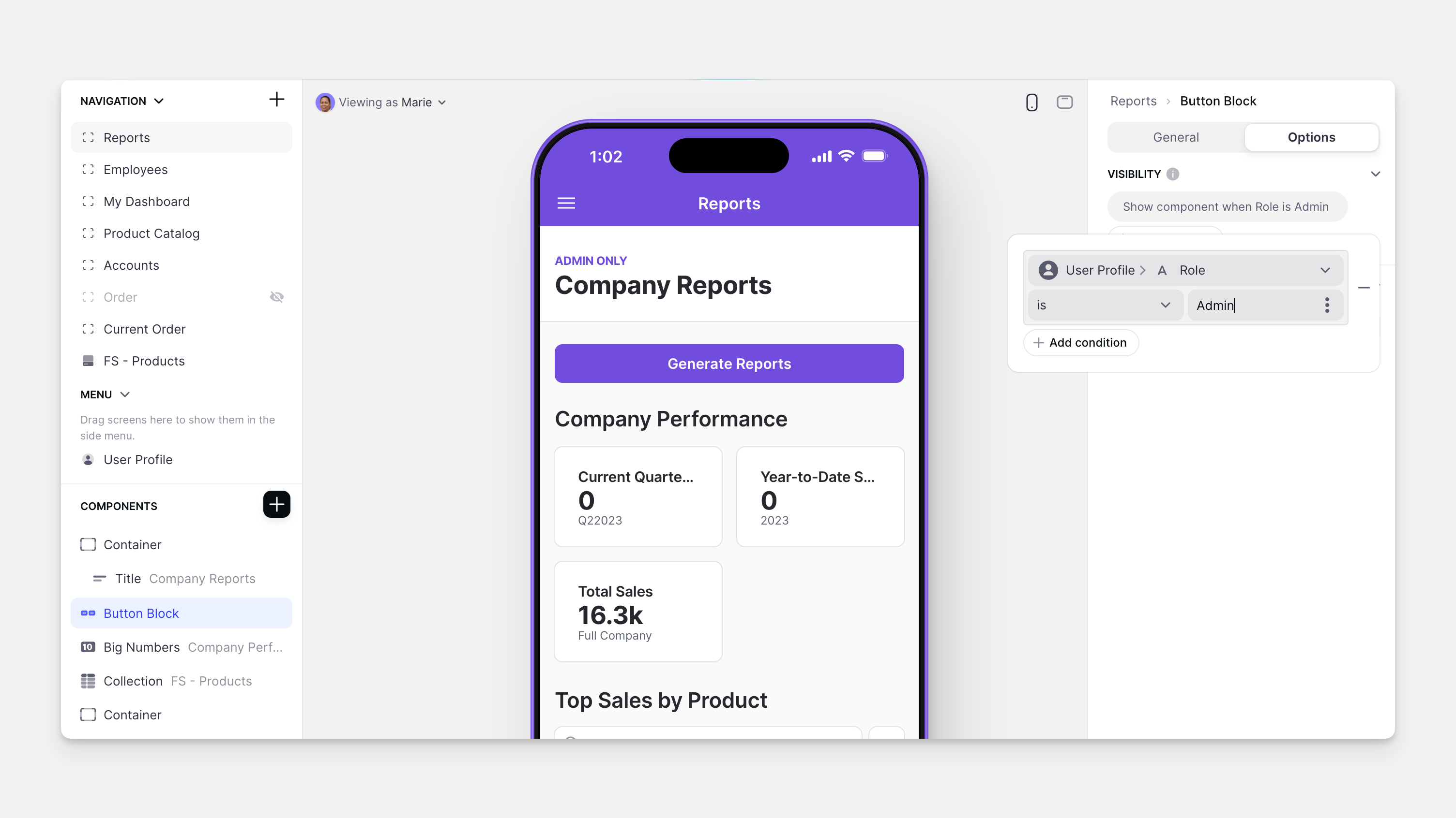 Component Visibility
