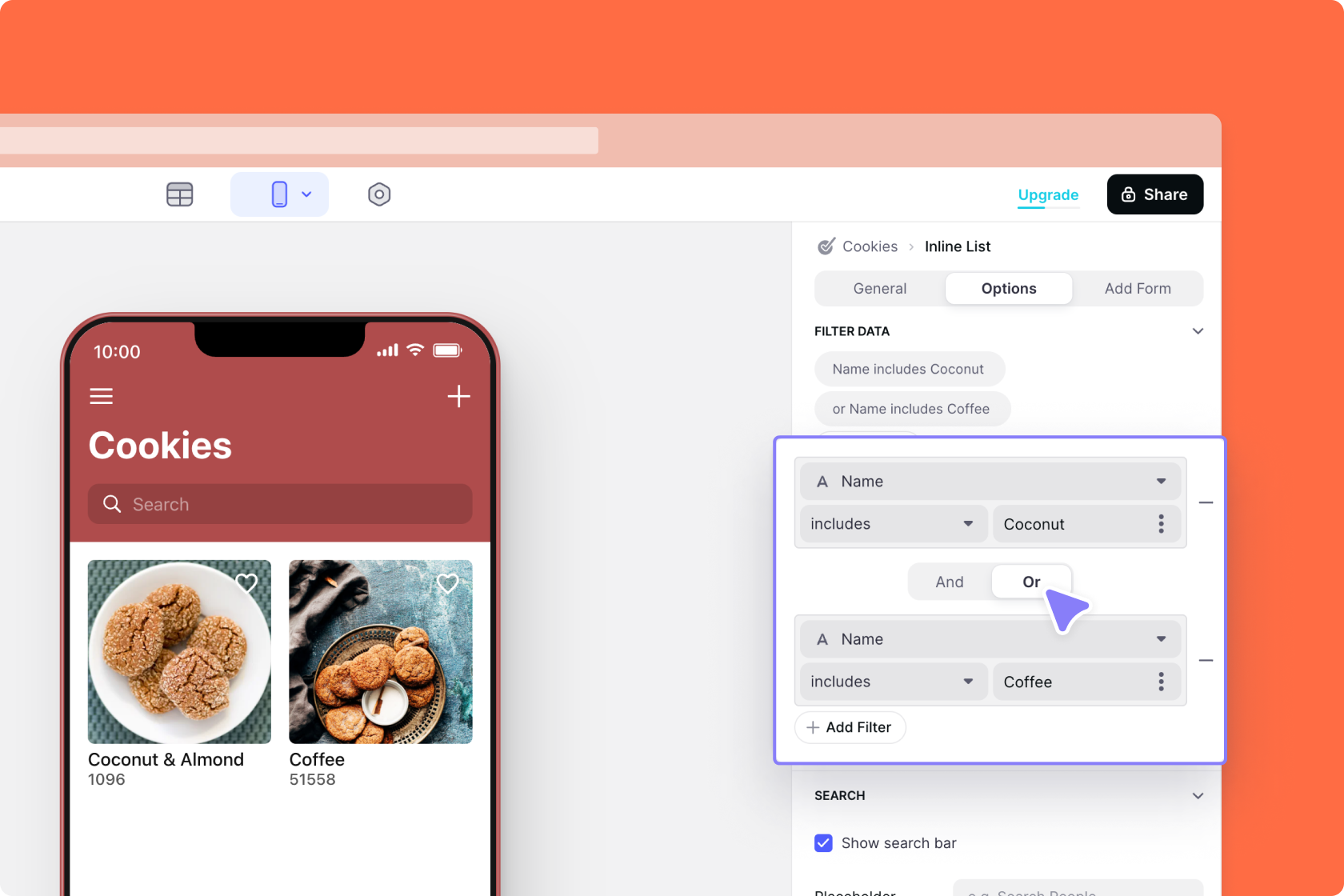 Adding Filters With And Or