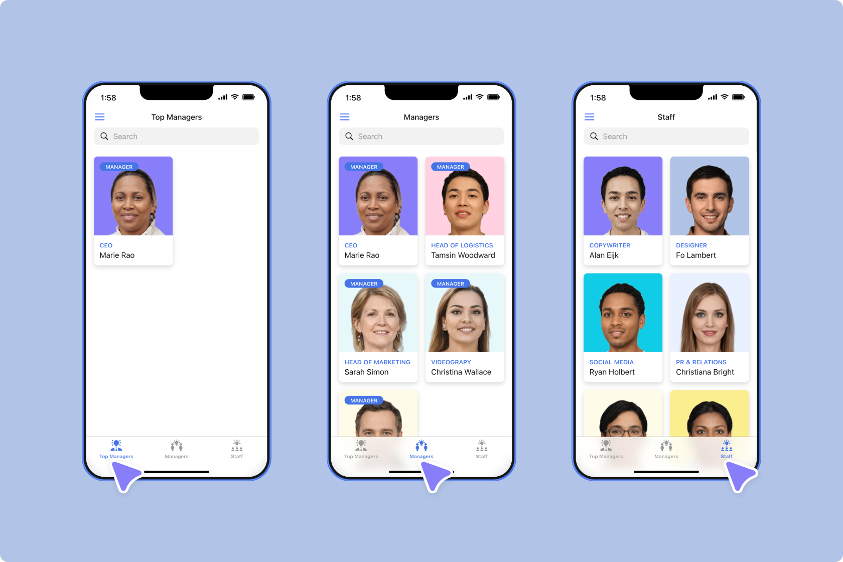 Different Tabs With Different Filters With The Same Data Table