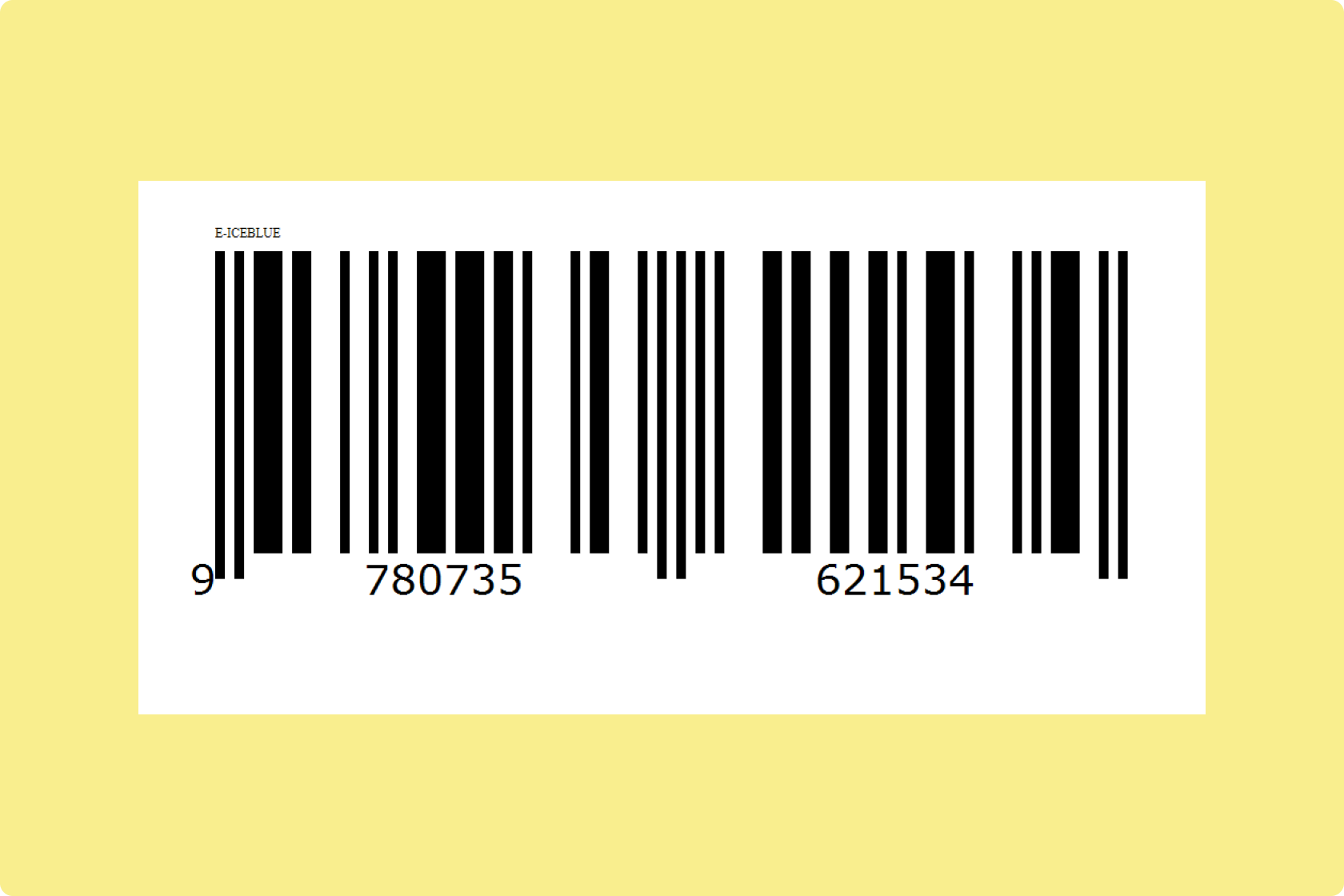 An example of a Linear Barcode