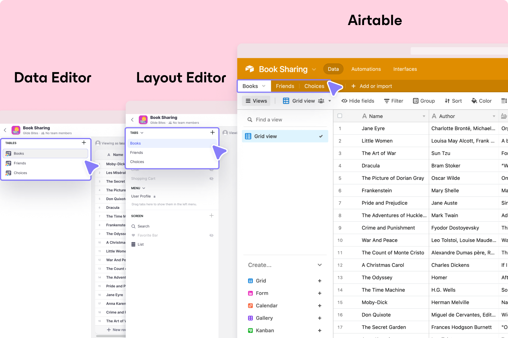 Viewing your data in Glide and Airtable