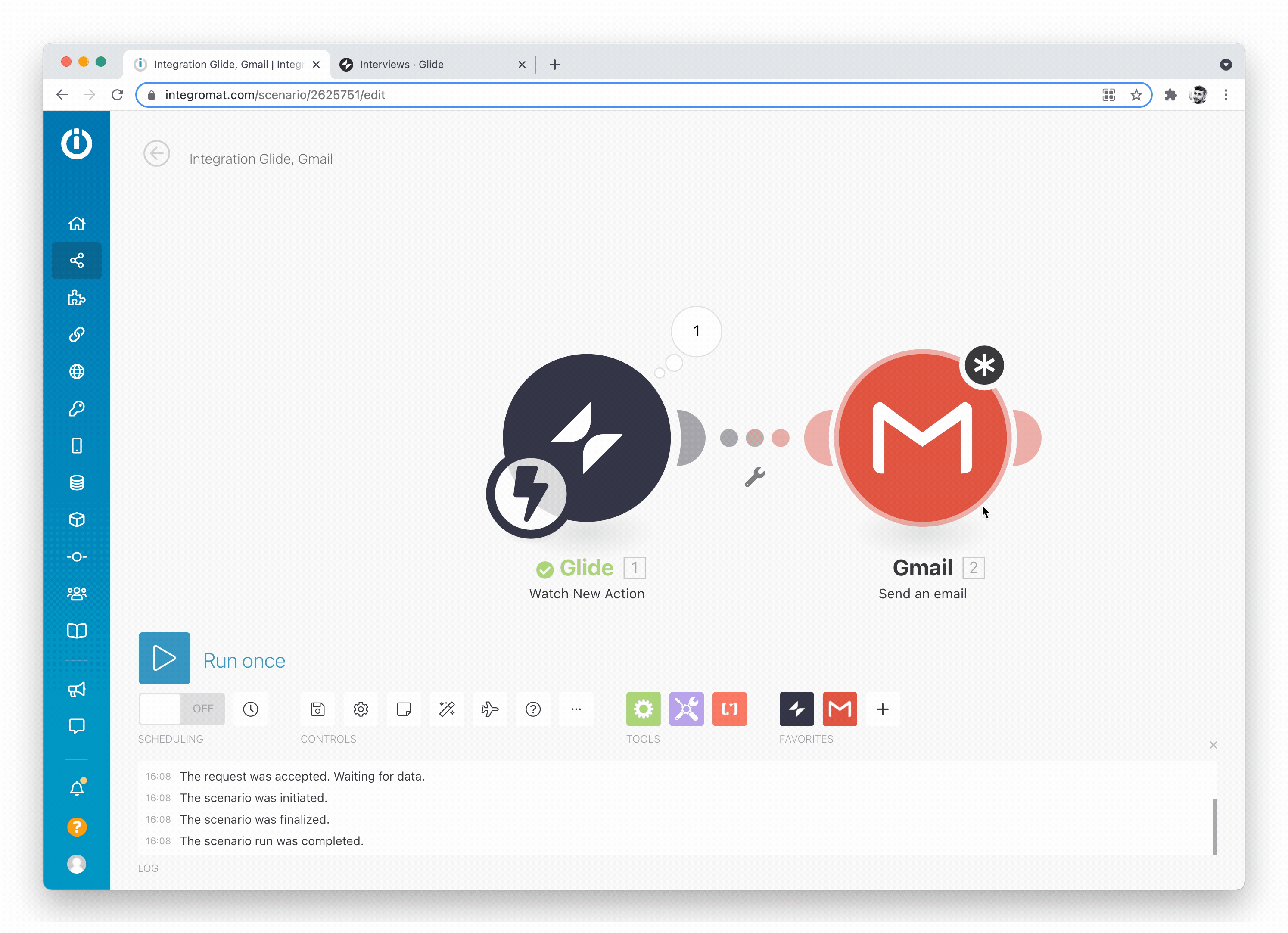 Setting up our Action